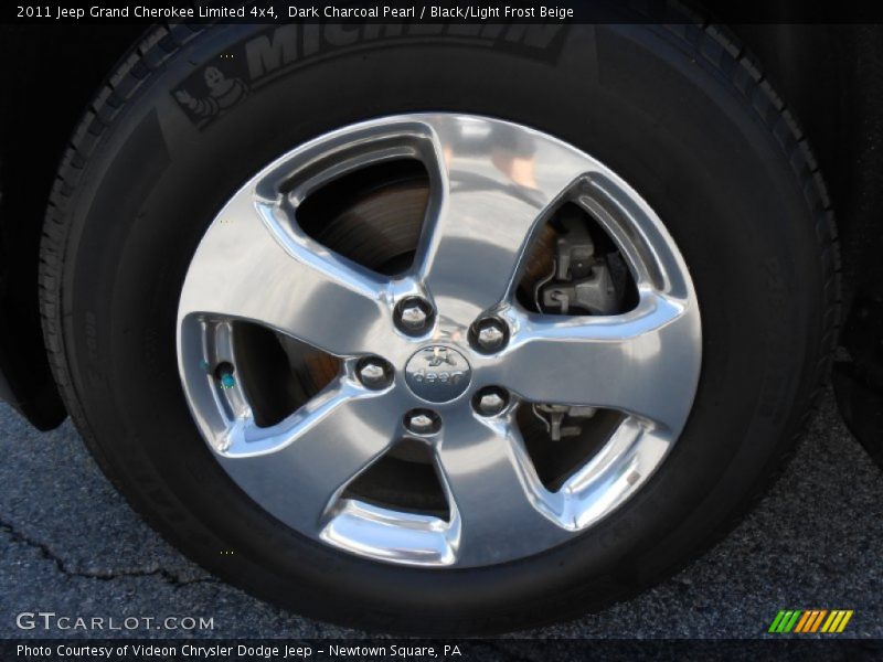 Dark Charcoal Pearl / Black/Light Frost Beige 2011 Jeep Grand Cherokee Limited 4x4