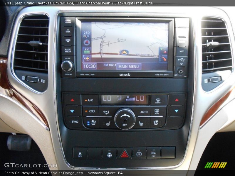Dark Charcoal Pearl / Black/Light Frost Beige 2011 Jeep Grand Cherokee Limited 4x4