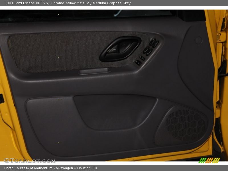 Chrome Yellow Metallic / Medium Graphite Grey 2001 Ford Escape XLT V6