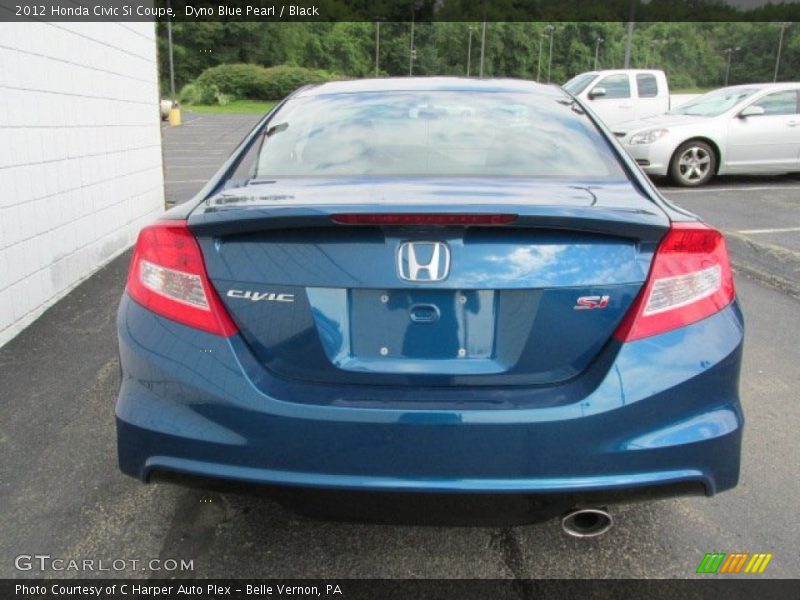 Dyno Blue Pearl / Black 2012 Honda Civic Si Coupe