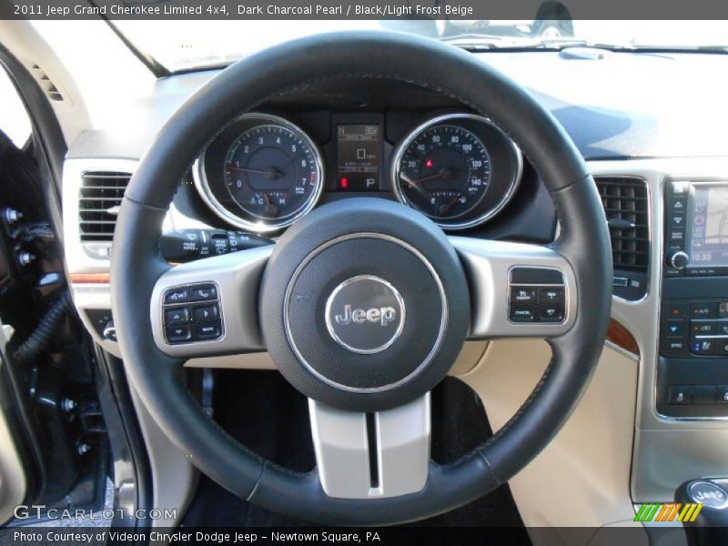 Dark Charcoal Pearl / Black/Light Frost Beige 2011 Jeep Grand Cherokee Limited 4x4