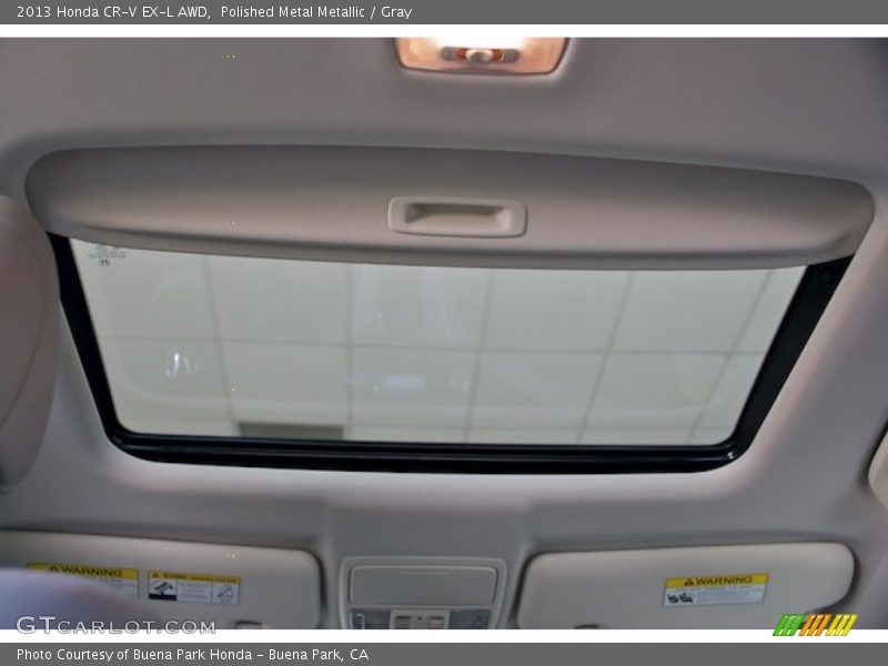 Polished Metal Metallic / Gray 2013 Honda CR-V EX-L AWD