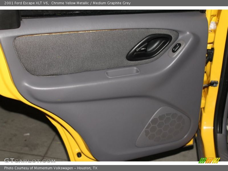 Chrome Yellow Metallic / Medium Graphite Grey 2001 Ford Escape XLT V6