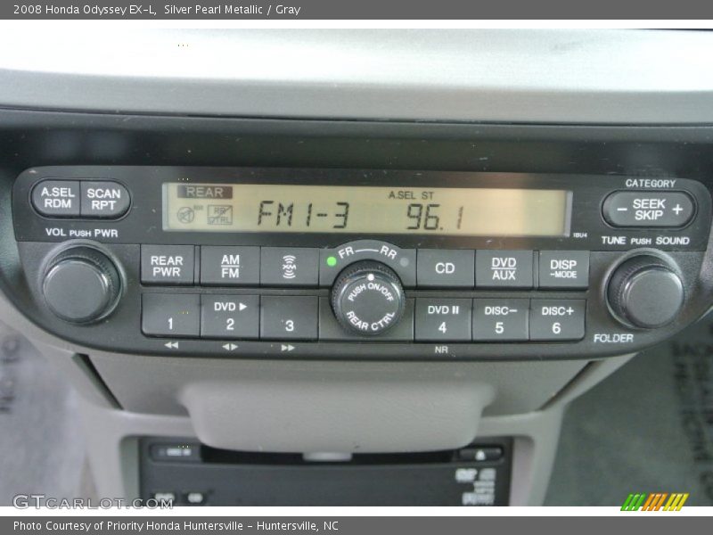 Silver Pearl Metallic / Gray 2008 Honda Odyssey EX-L