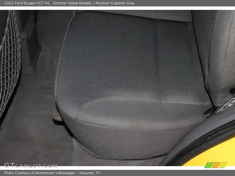 Chrome Yellow Metallic / Medium Graphite Grey 2001 Ford Escape XLT V6