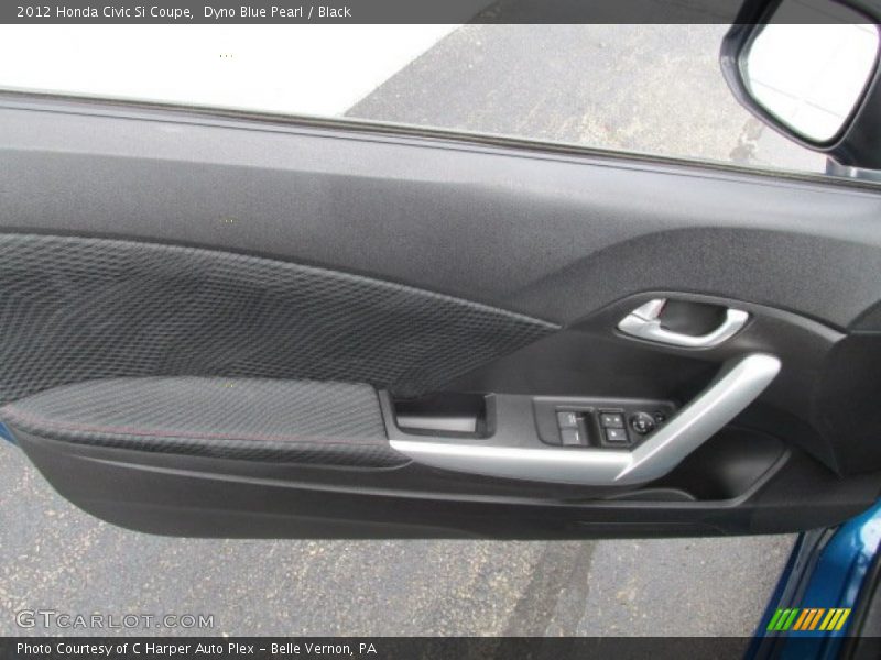 Dyno Blue Pearl / Black 2012 Honda Civic Si Coupe