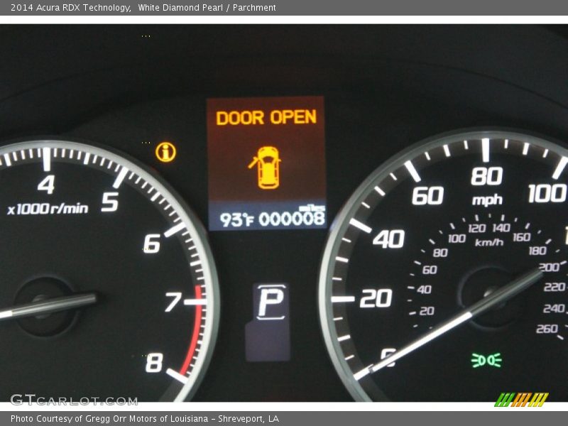 White Diamond Pearl / Parchment 2014 Acura RDX Technology