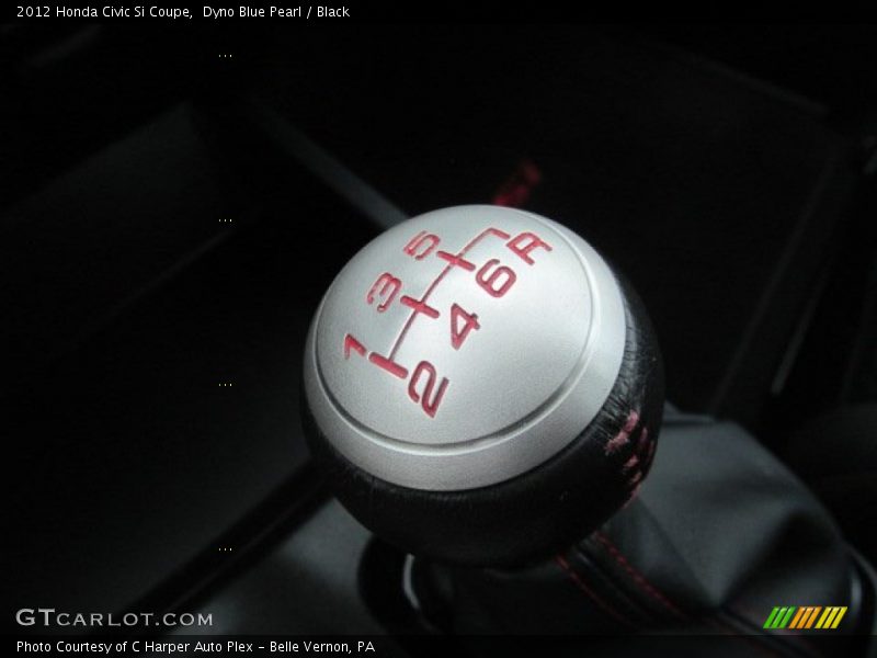 Dyno Blue Pearl / Black 2012 Honda Civic Si Coupe