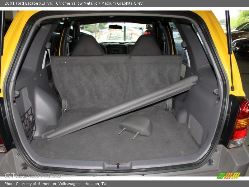 Chrome Yellow Metallic / Medium Graphite Grey 2001 Ford Escape XLT V6