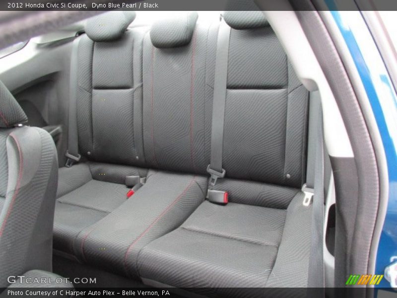 Dyno Blue Pearl / Black 2012 Honda Civic Si Coupe