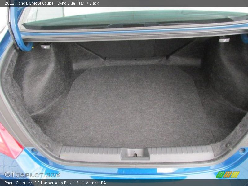 Dyno Blue Pearl / Black 2012 Honda Civic Si Coupe
