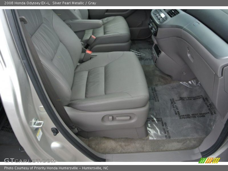 Silver Pearl Metallic / Gray 2008 Honda Odyssey EX-L