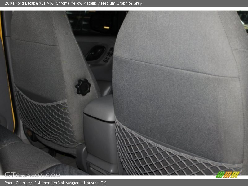 Chrome Yellow Metallic / Medium Graphite Grey 2001 Ford Escape XLT V6
