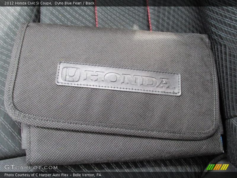 Dyno Blue Pearl / Black 2012 Honda Civic Si Coupe
