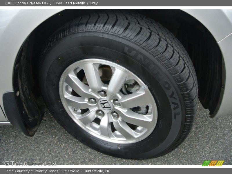 Silver Pearl Metallic / Gray 2008 Honda Odyssey EX-L