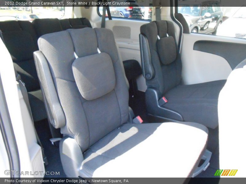 Stone White / Black/Light Graystone 2012 Dodge Grand Caravan SXT
