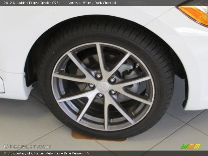 Northstar White / Dark Charcoal 2012 Mitsubishi Eclipse Spyder GS Sport
