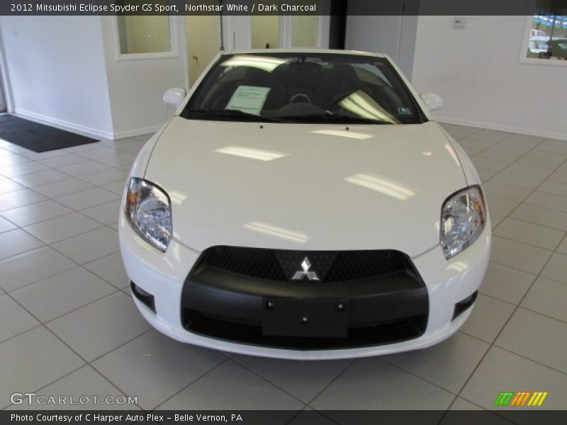 Northstar White / Dark Charcoal 2012 Mitsubishi Eclipse Spyder GS Sport