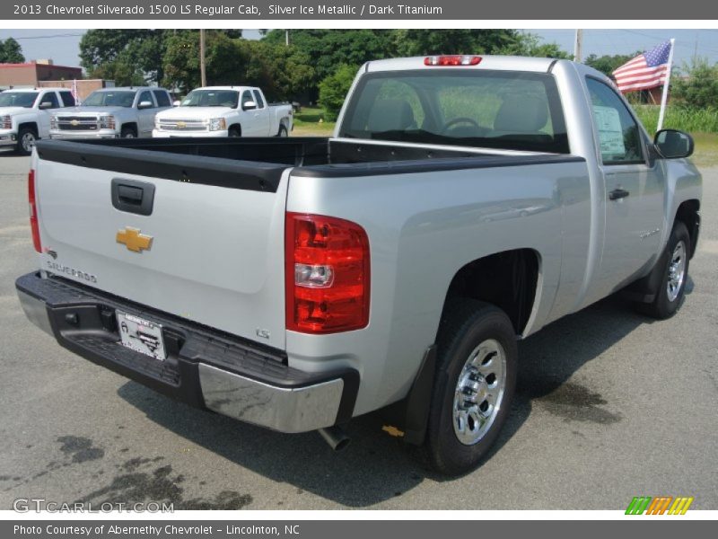 Silver Ice Metallic / Dark Titanium 2013 Chevrolet Silverado 1500 LS Regular Cab
