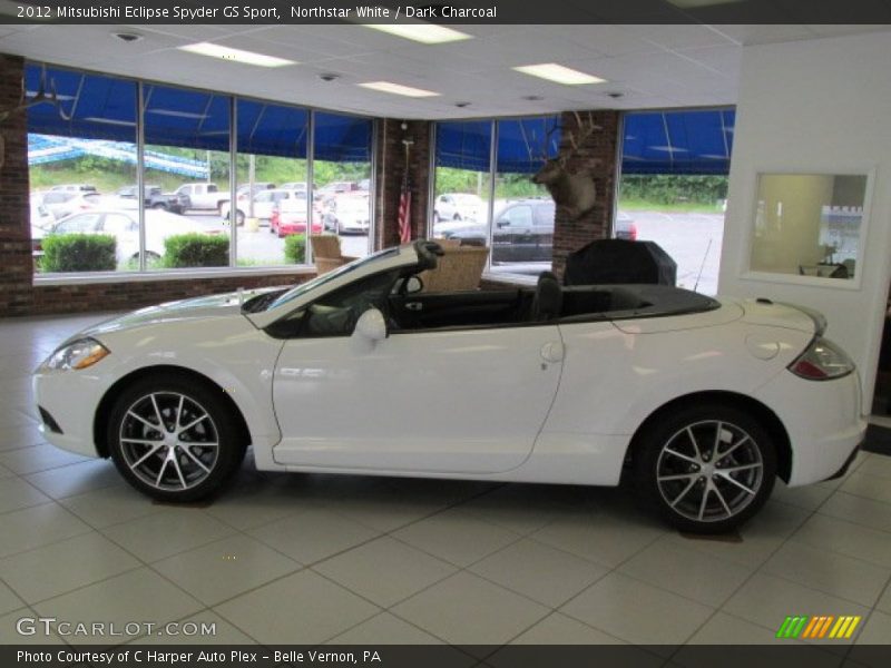 Northstar White / Dark Charcoal 2012 Mitsubishi Eclipse Spyder GS Sport