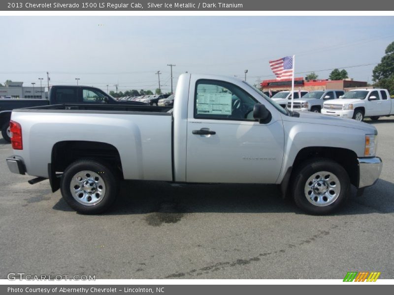 Silver Ice Metallic / Dark Titanium 2013 Chevrolet Silverado 1500 LS Regular Cab