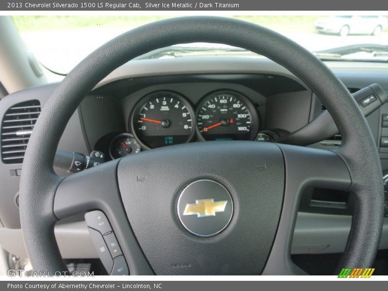 Silver Ice Metallic / Dark Titanium 2013 Chevrolet Silverado 1500 LS Regular Cab