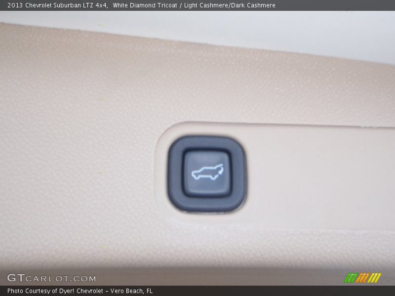 White Diamond Tricoat / Light Cashmere/Dark Cashmere 2013 Chevrolet Suburban LTZ 4x4