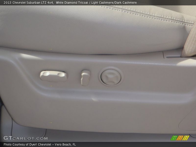 White Diamond Tricoat / Light Cashmere/Dark Cashmere 2013 Chevrolet Suburban LTZ 4x4