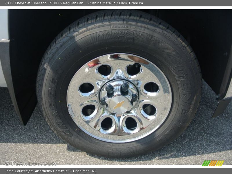 Silver Ice Metallic / Dark Titanium 2013 Chevrolet Silverado 1500 LS Regular Cab