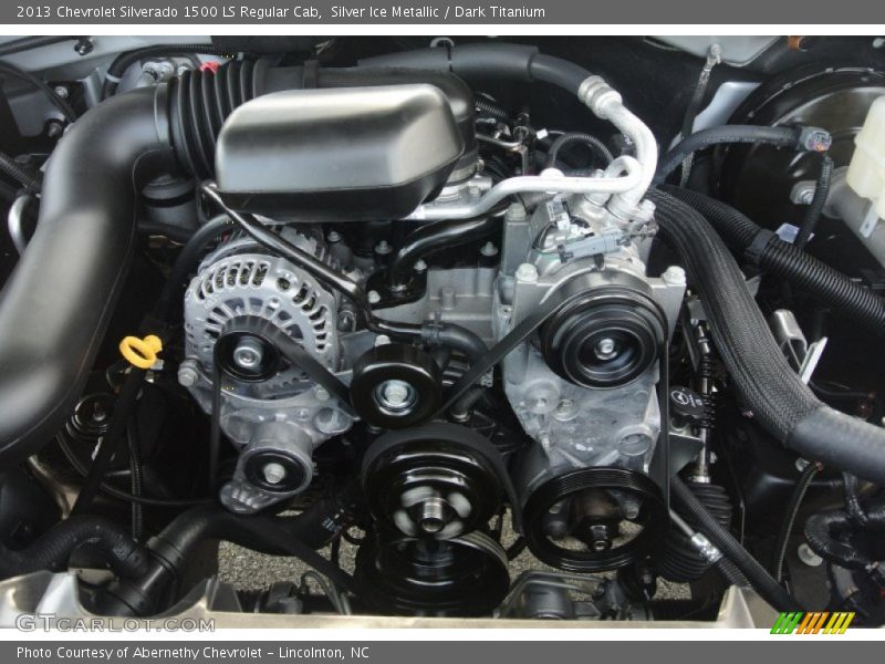 Silver Ice Metallic / Dark Titanium 2013 Chevrolet Silverado 1500 LS Regular Cab