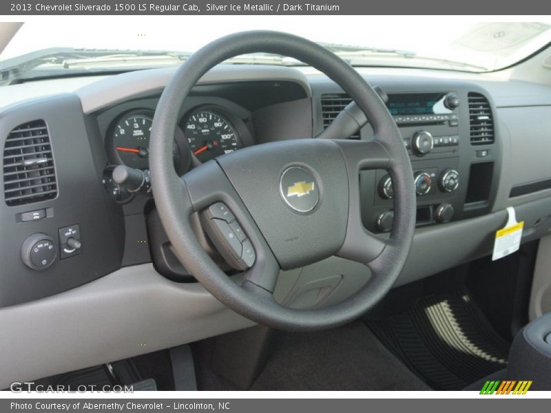 Silver Ice Metallic / Dark Titanium 2013 Chevrolet Silverado 1500 LS Regular Cab