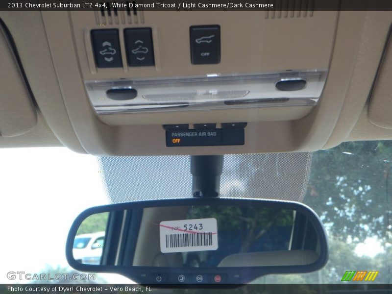 White Diamond Tricoat / Light Cashmere/Dark Cashmere 2013 Chevrolet Suburban LTZ 4x4