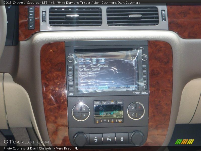 White Diamond Tricoat / Light Cashmere/Dark Cashmere 2013 Chevrolet Suburban LTZ 4x4