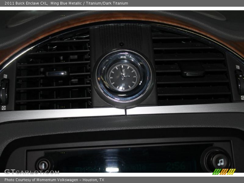 Ming Blue Metallic / Titanium/Dark Titanium 2011 Buick Enclave CXL
