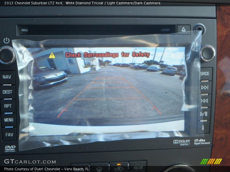 White Diamond Tricoat / Light Cashmere/Dark Cashmere 2013 Chevrolet Suburban LTZ 4x4