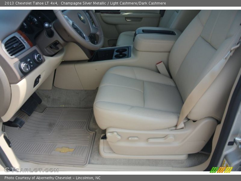 Champagne Silver Metallic / Light Cashmere/Dark Cashmere 2013 Chevrolet Tahoe LT 4x4