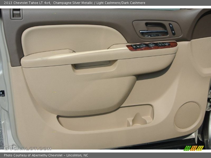 Champagne Silver Metallic / Light Cashmere/Dark Cashmere 2013 Chevrolet Tahoe LT 4x4