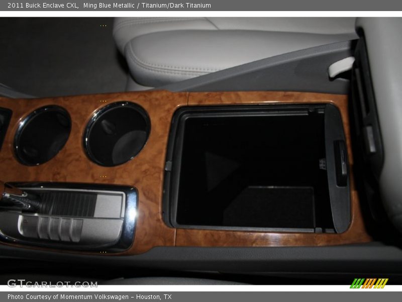 Ming Blue Metallic / Titanium/Dark Titanium 2011 Buick Enclave CXL