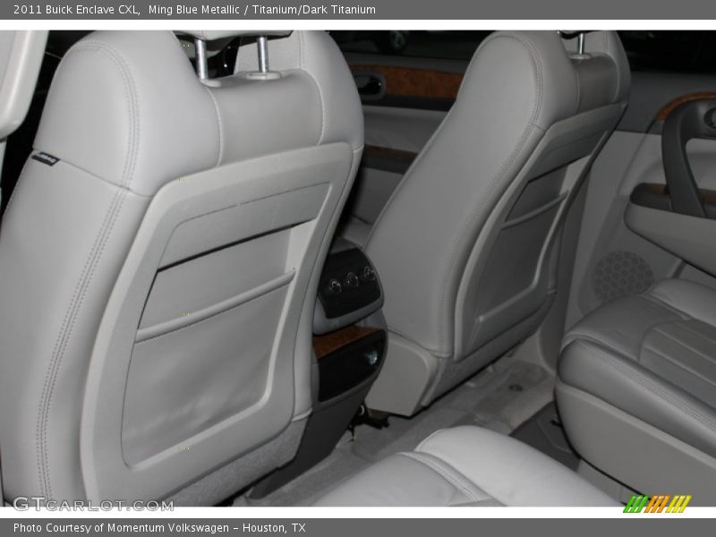 Ming Blue Metallic / Titanium/Dark Titanium 2011 Buick Enclave CXL