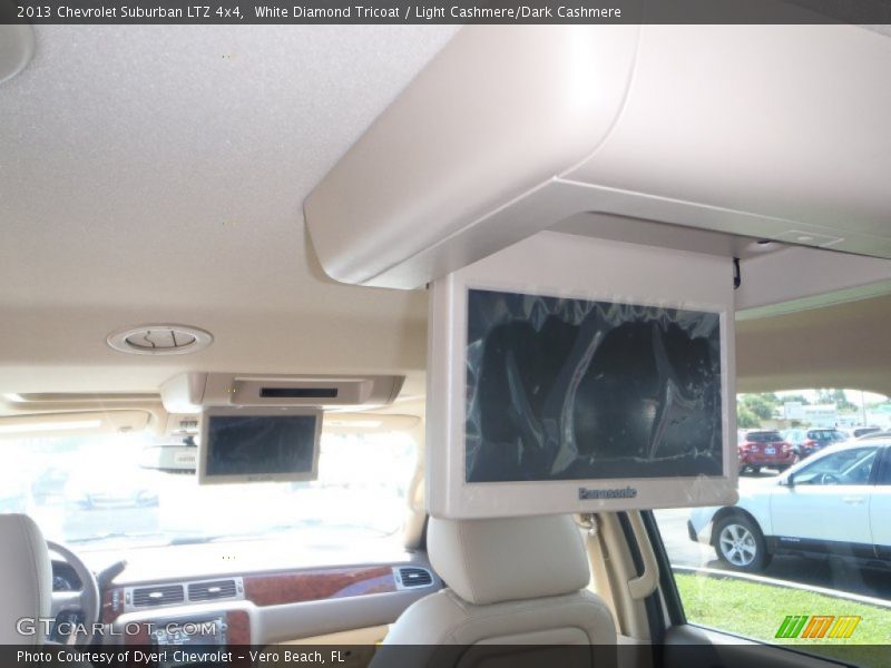 White Diamond Tricoat / Light Cashmere/Dark Cashmere 2013 Chevrolet Suburban LTZ 4x4