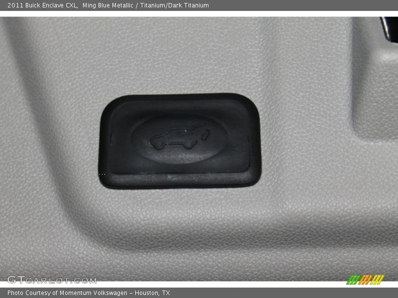 Ming Blue Metallic / Titanium/Dark Titanium 2011 Buick Enclave CXL