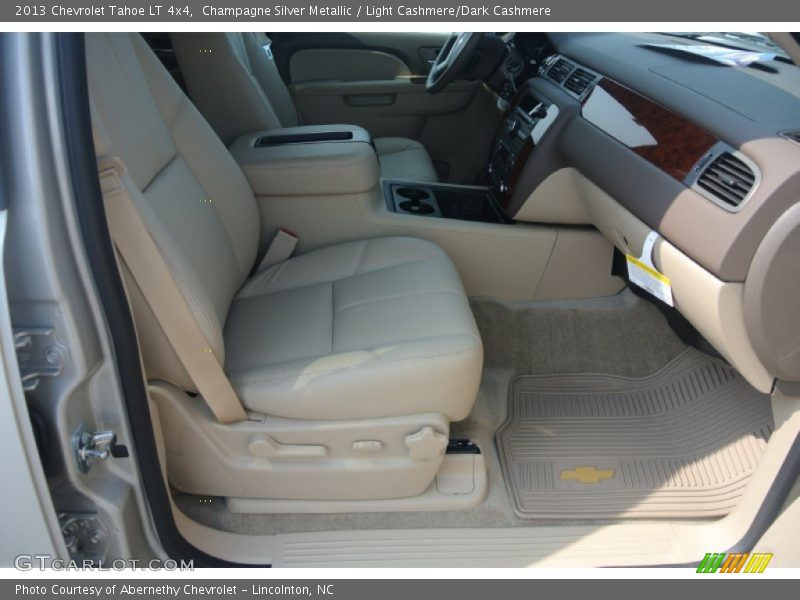 Champagne Silver Metallic / Light Cashmere/Dark Cashmere 2013 Chevrolet Tahoe LT 4x4