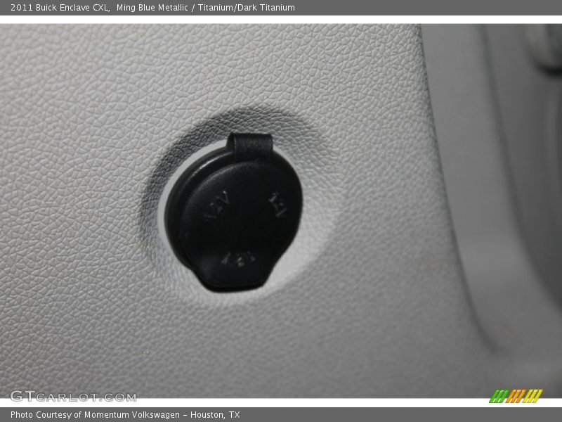 Ming Blue Metallic / Titanium/Dark Titanium 2011 Buick Enclave CXL