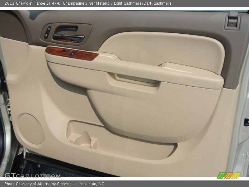 Champagne Silver Metallic / Light Cashmere/Dark Cashmere 2013 Chevrolet Tahoe LT 4x4
