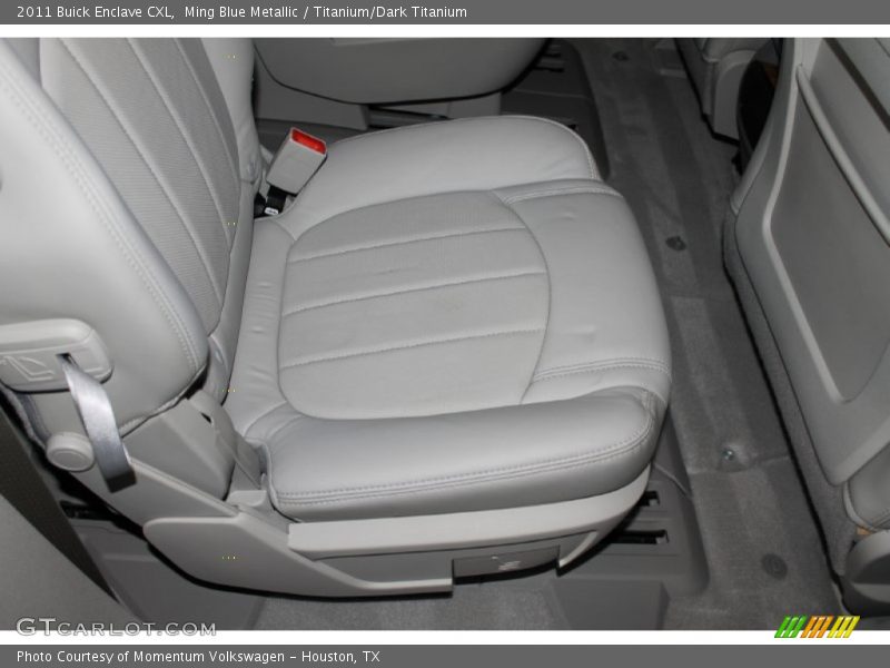Ming Blue Metallic / Titanium/Dark Titanium 2011 Buick Enclave CXL