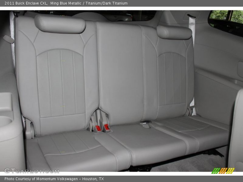 Ming Blue Metallic / Titanium/Dark Titanium 2011 Buick Enclave CXL