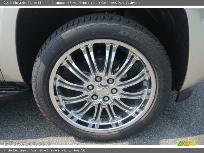 Champagne Silver Metallic / Light Cashmere/Dark Cashmere 2013 Chevrolet Tahoe LT 4x4