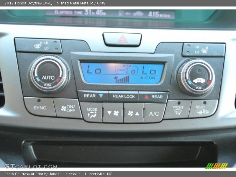 Polished Metal Metallic / Gray 2012 Honda Odyssey EX-L