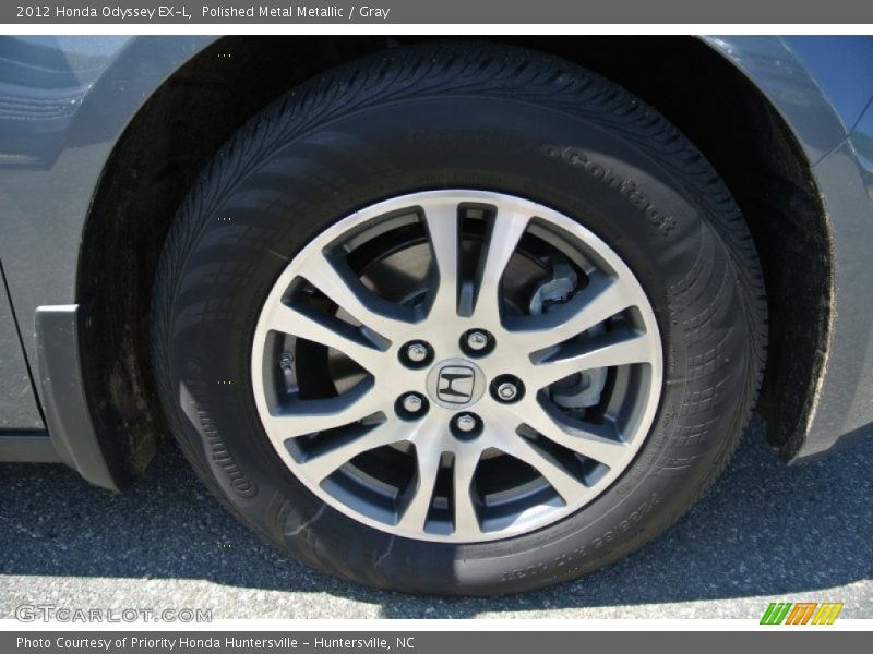 Polished Metal Metallic / Gray 2012 Honda Odyssey EX-L