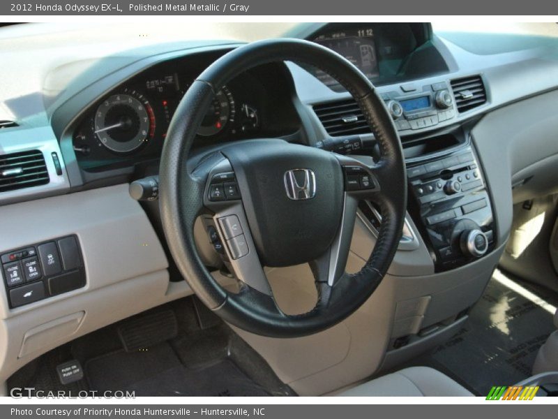 Polished Metal Metallic / Gray 2012 Honda Odyssey EX-L
